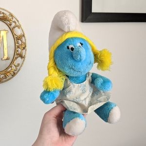 Vintage 1981 Smurfette Plush